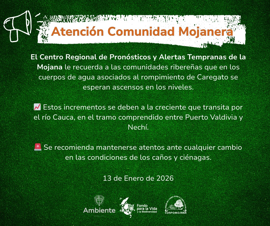 ¡Atención Comunidad Mojanera!